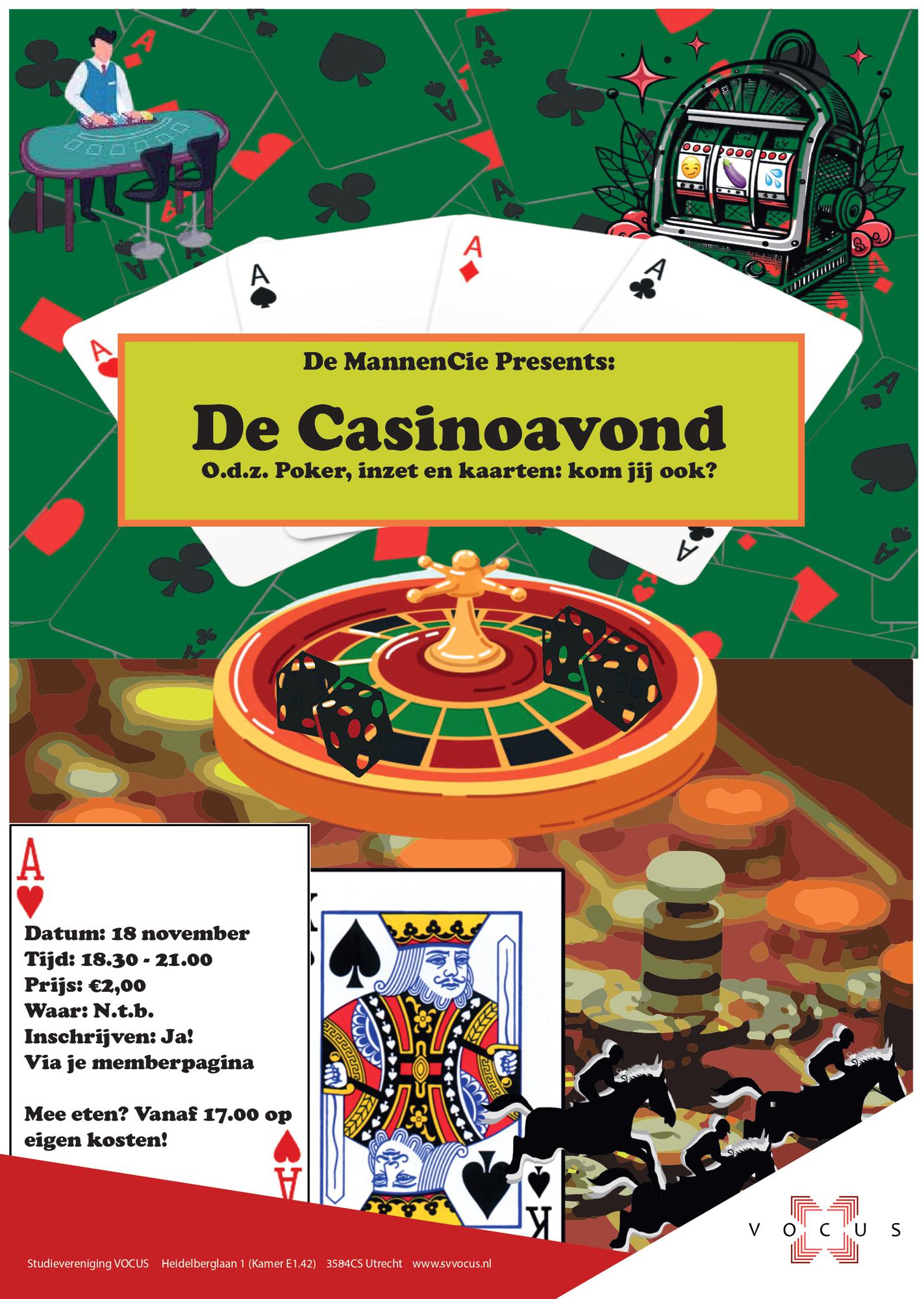 MannenCie: Casinoavond