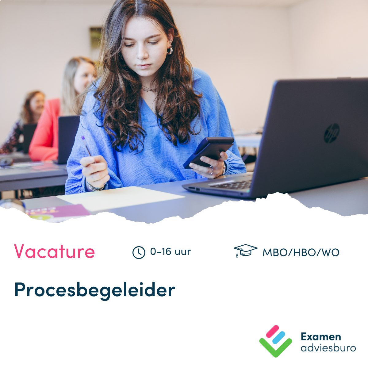 Examenadviesburo is op zoek naar examenondersteuners!