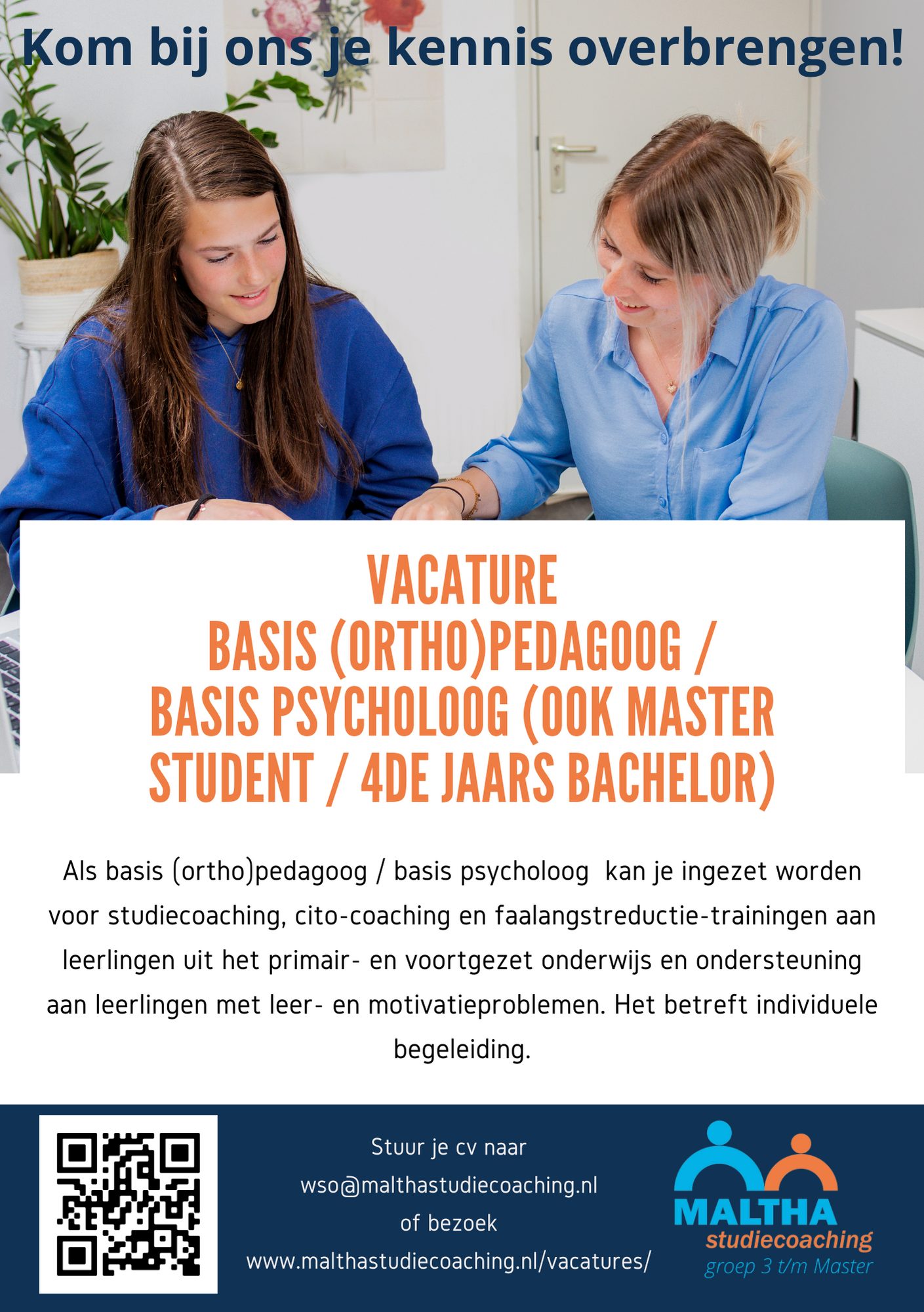 VACATURE Maltha studiecoaching 