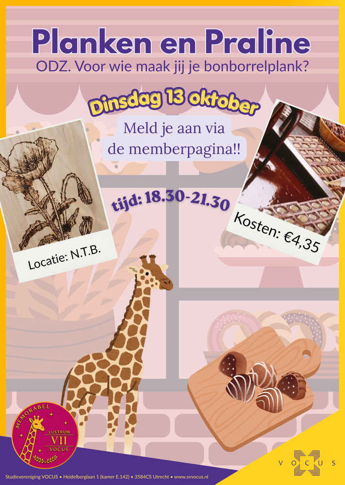 LustrumCie: Planken en Praline