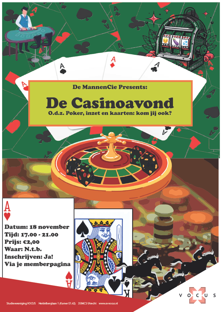 MannenCie: Casinoavond