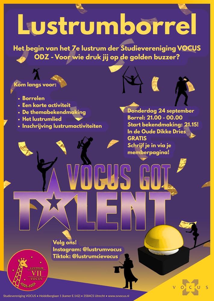 LustrumCie: Welkomstborrel