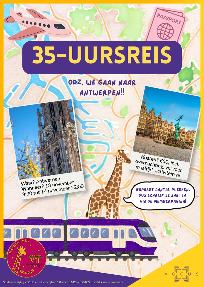 LustrumCie: 35-uursreis Antwerpen