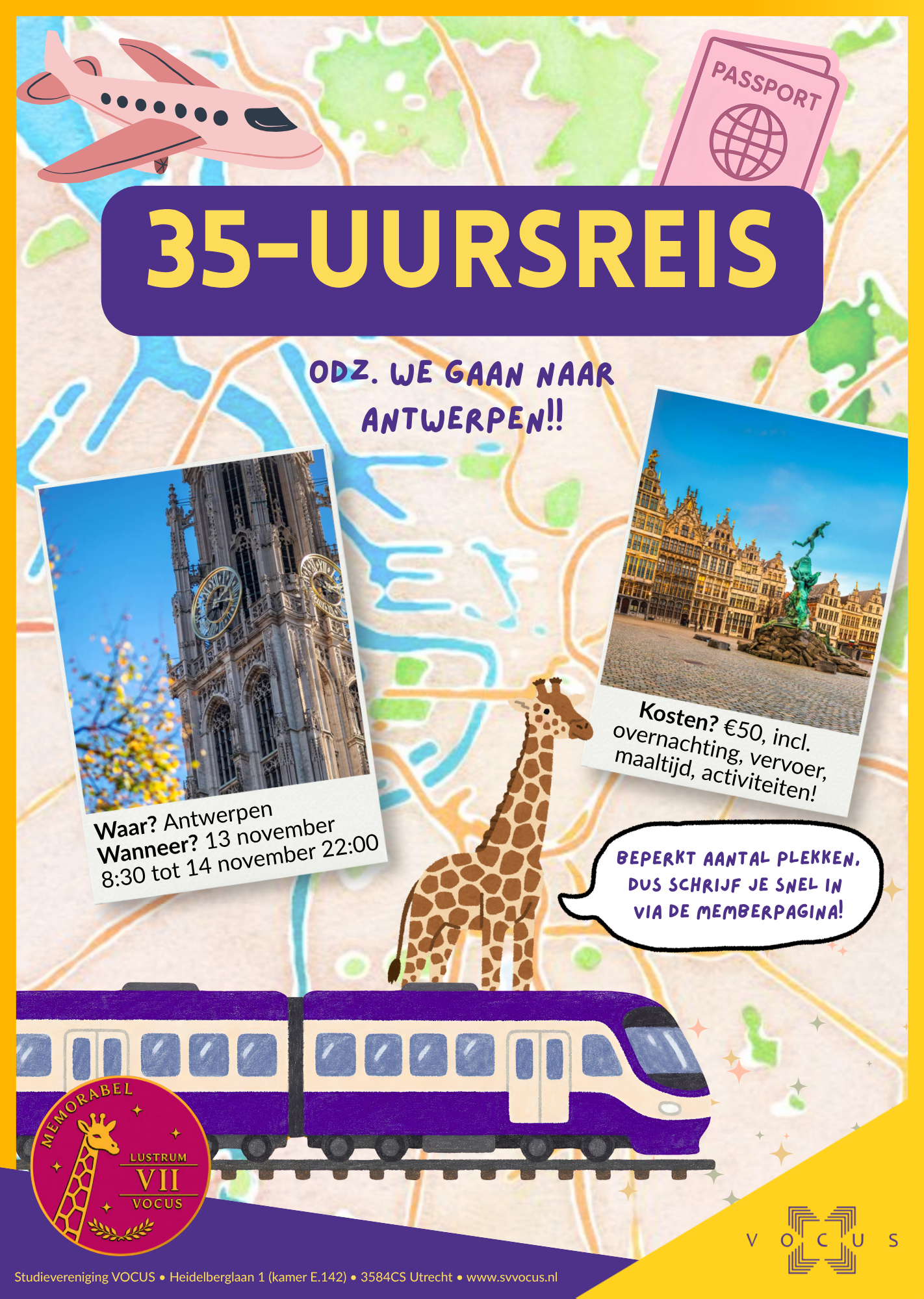 LustrumCie: 35-uursreis Antwerpen